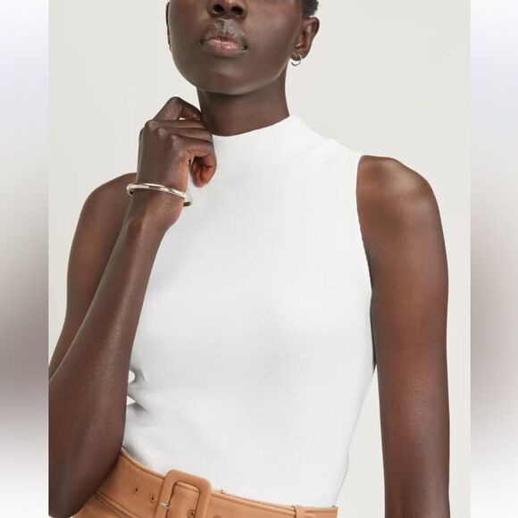 Everlane Tops - Everlane The Ribbed Mockneck Tank Small